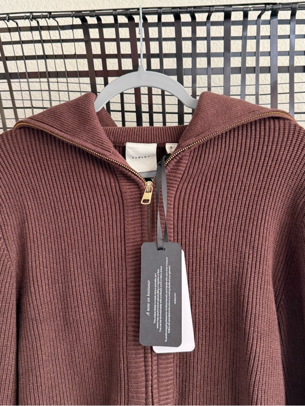 Varley Enrico Zip-Through Knit Jacket - Picture 3 of 7